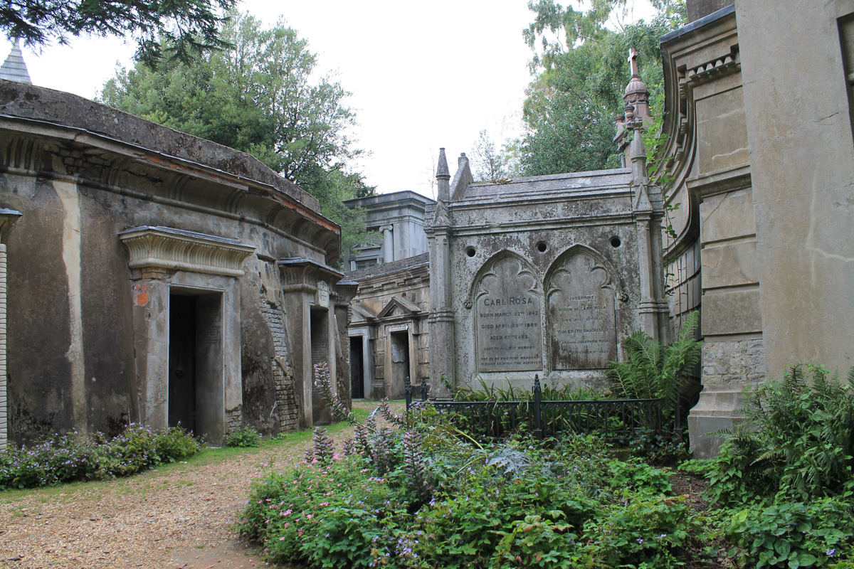 Highgate-Friedhof, London; Lebanon Cercle